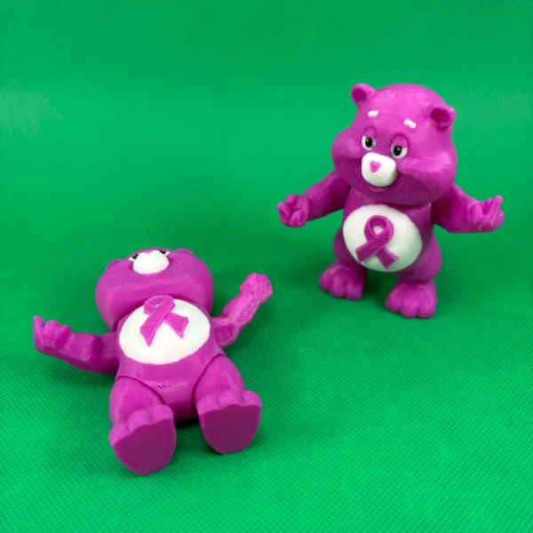 fuck cancer bear one down one up