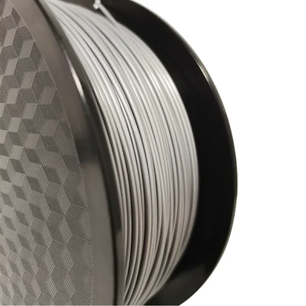 squids3d-silver-pla-filament-spool-close-up