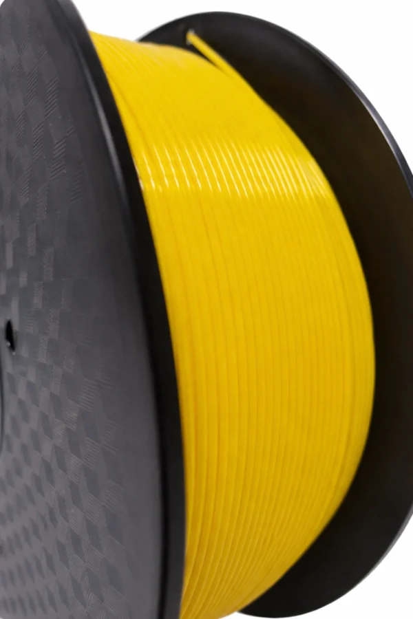 squids3d-yellow-pla-filament-spool-close-up