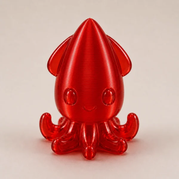 transparent_red_3d_printing_filament_pla_squids_3d_swatch
