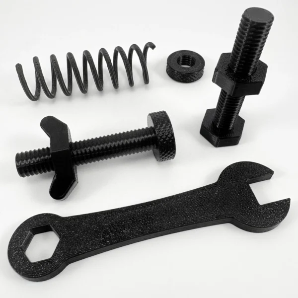 squids 3d black petg filament printed example