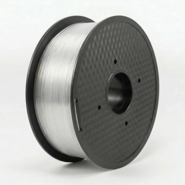 squids 3d transparent petg filament spool